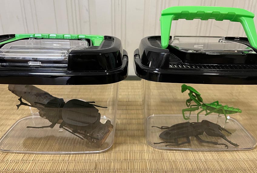 今年はシャドーボックスづくりも登場 写真